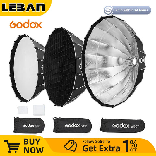 Godox S65t S85t S120t Umbrella Style Quick Installation