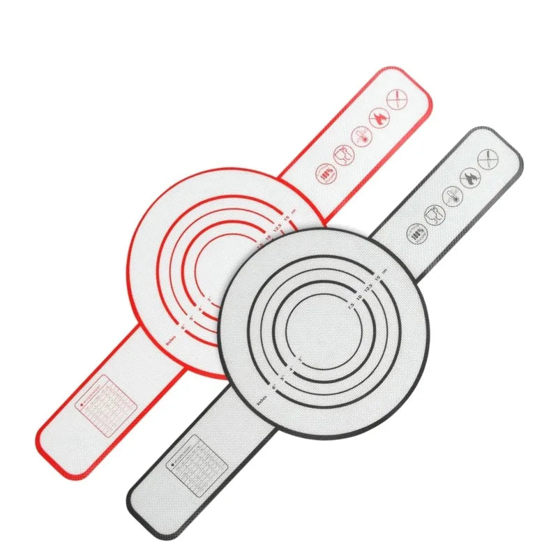 Silicone Baking Mat Long Handles Kneading Pad Dough