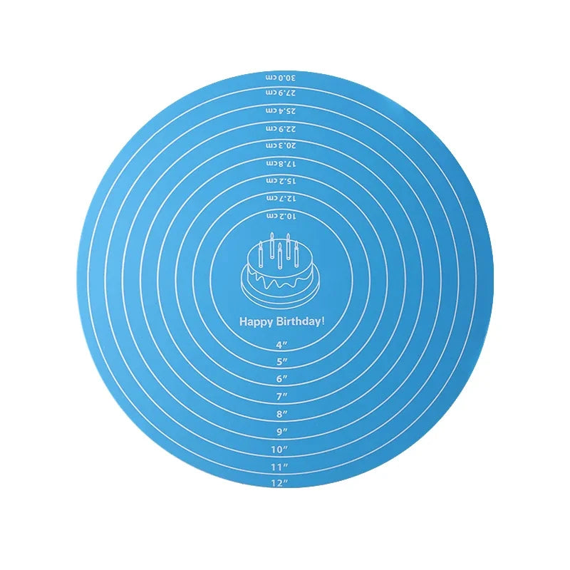 Silicone Cake Mat 12 Inch Round Silicone Mat