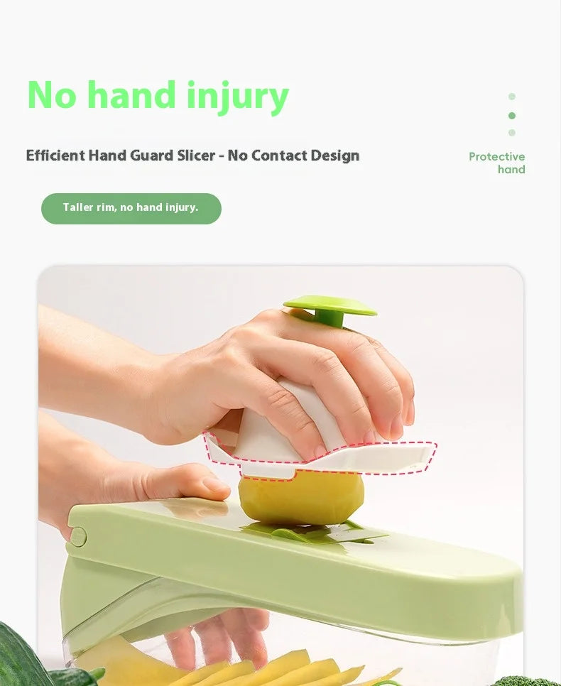 Vegetable Cutting Artifact Grater Potato Slicer Shredder Onion