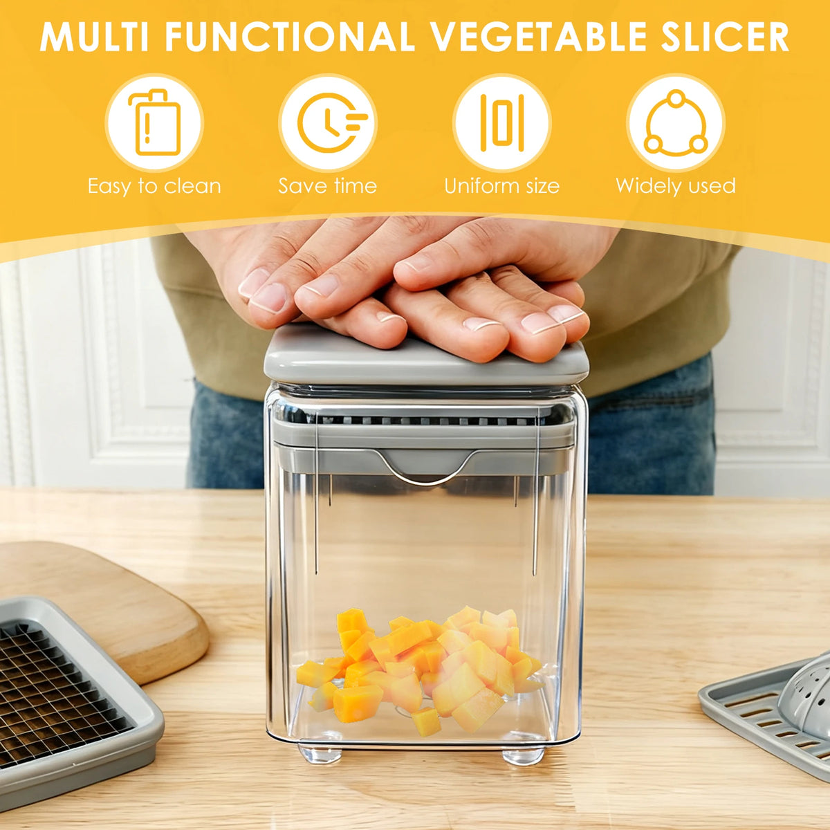 Potato Chipper Cutter French Fry Cutter Fruit Vegetable