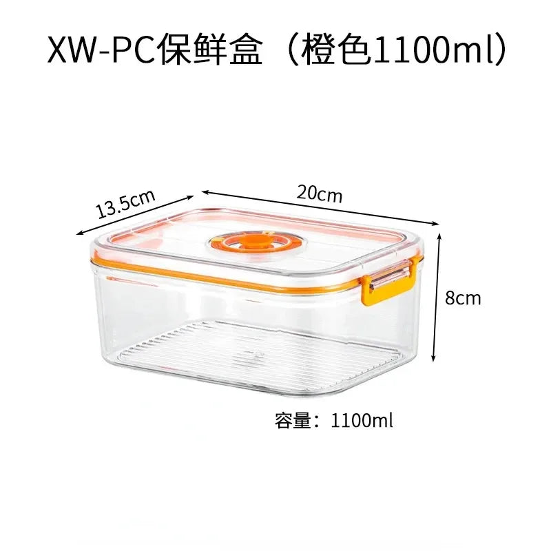 Vacuum Fresh-Keeping Box Refrigerator Sealed Canister
