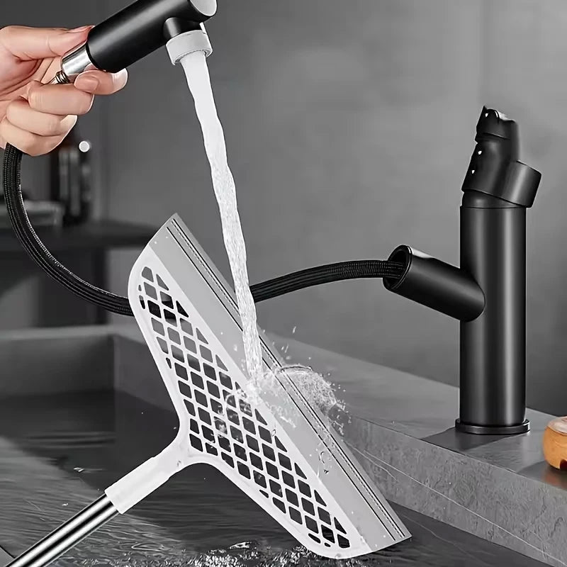 Silicone Scraper Broom Magic Wiper High Place Glass