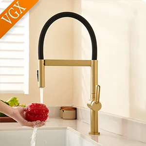 Vgx Faucet Sink Faucets Rubber Pull Down Stream