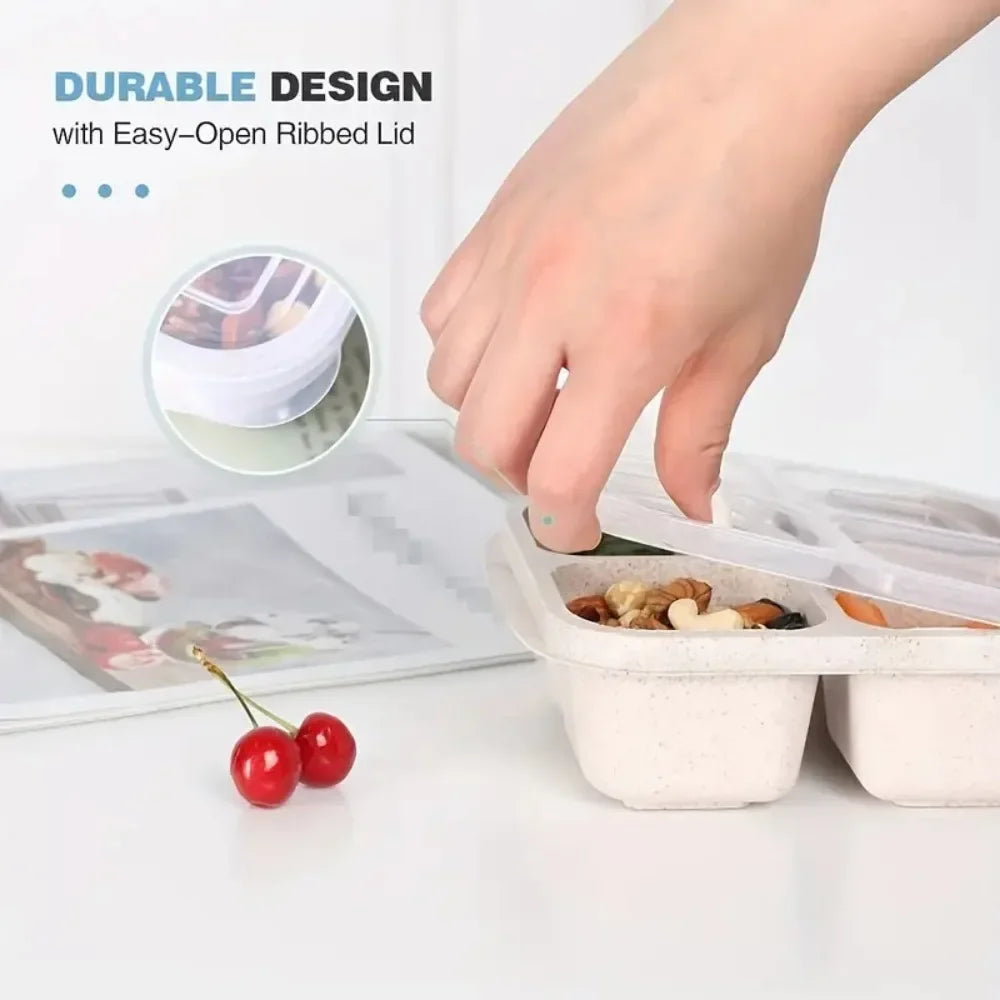 Grid Snack Containers Reusable Meal Prep Lunch Containers