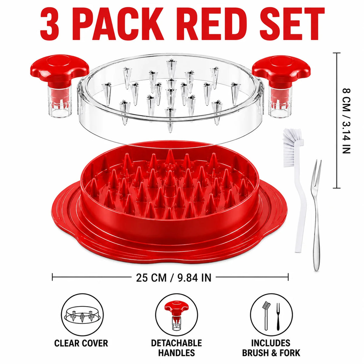 Pack Upgraded Chicken Shredder Meat Claws Alternative Non