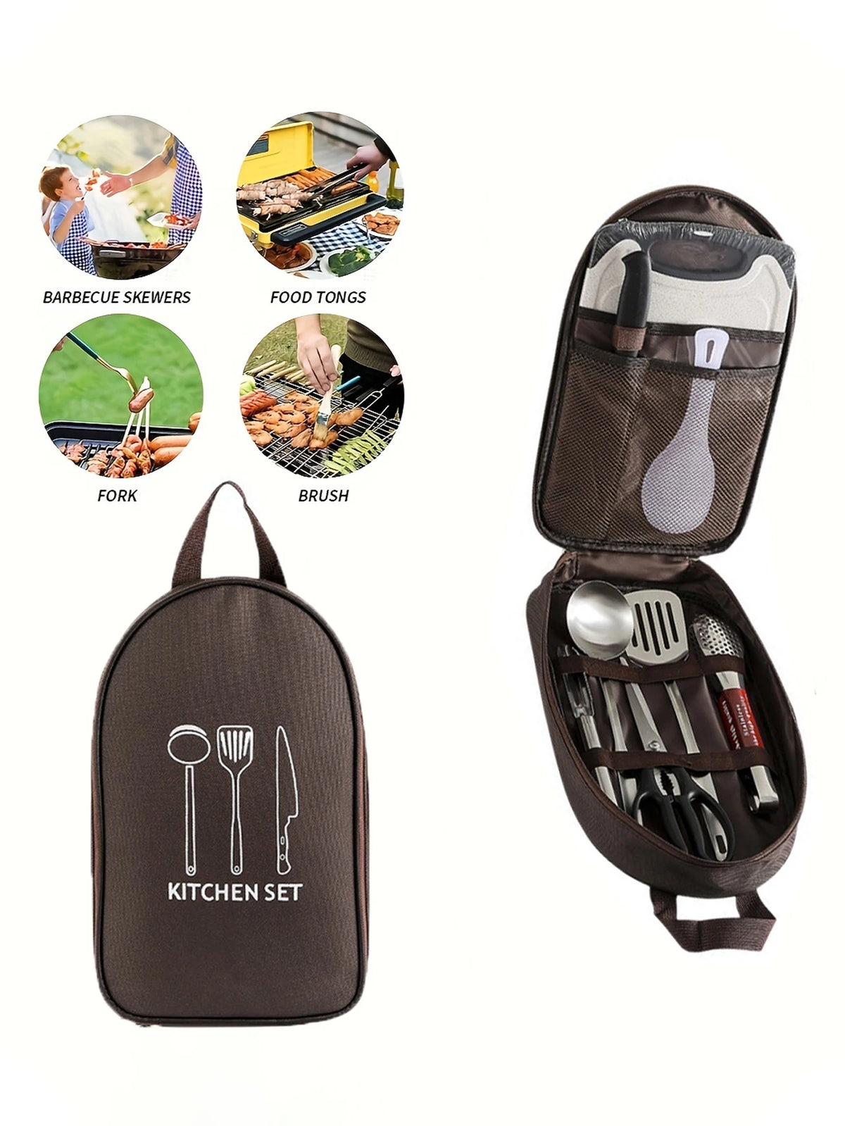 Outdoor Cooking Bag Camping Storage Bag Portablecooking Utensil