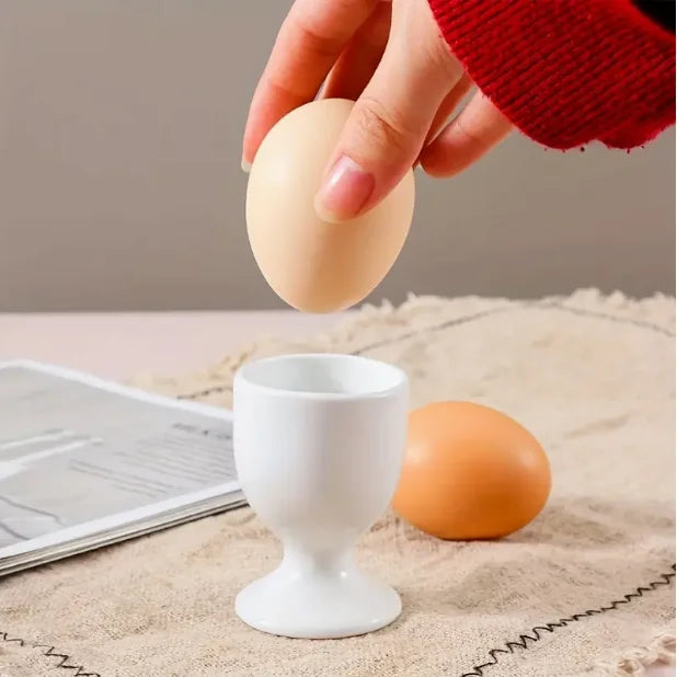 Egg Holder White Egg Cup Holder Hard Soft