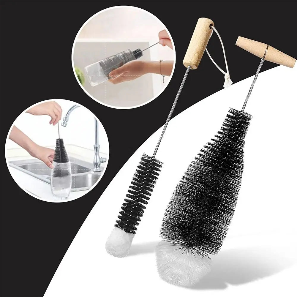 Soda Stream Bottle Brush Beechwood Handle Glassware Jars