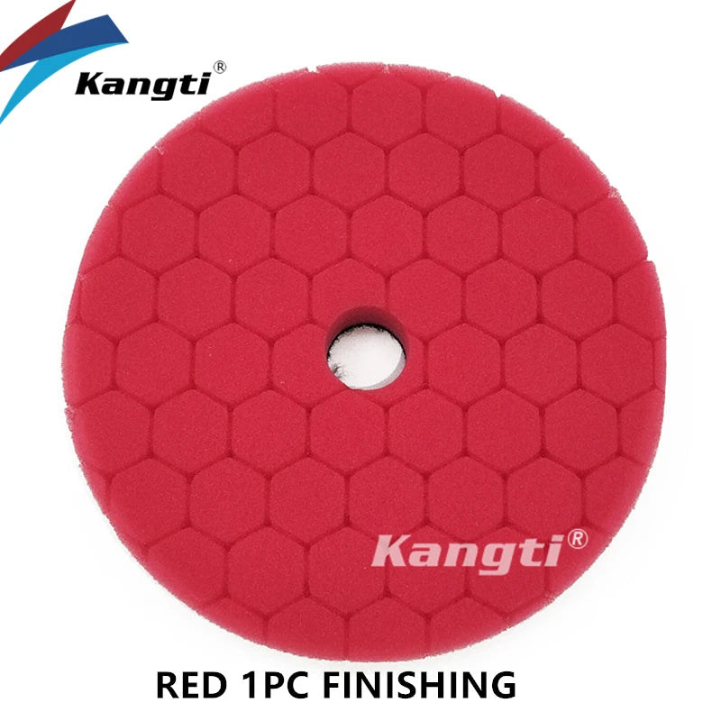 Kangti 5/6 Inch Car Polishing Pad Kit Self-Adhesive