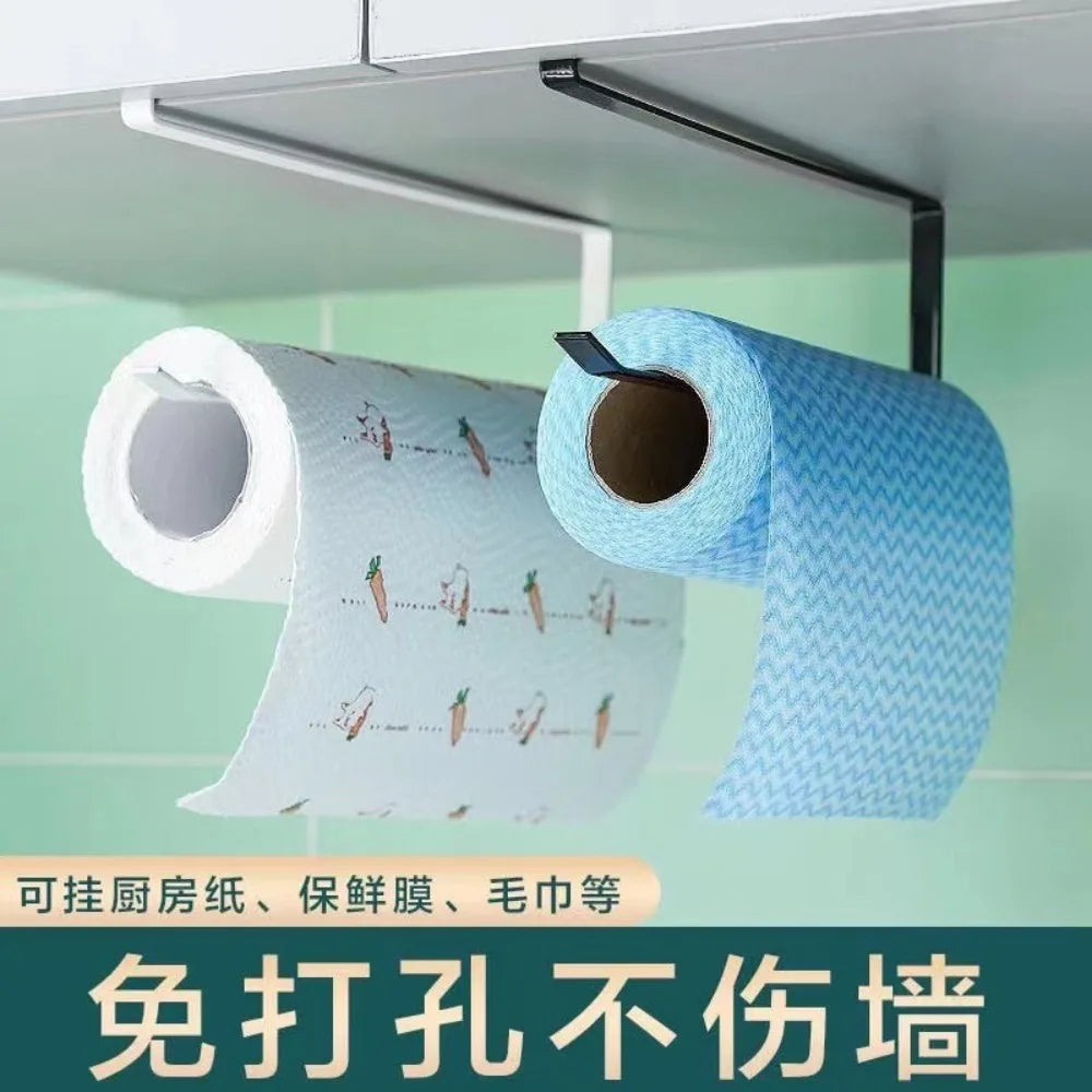 Space Saving Under Cabinet Paper Towel Holder No