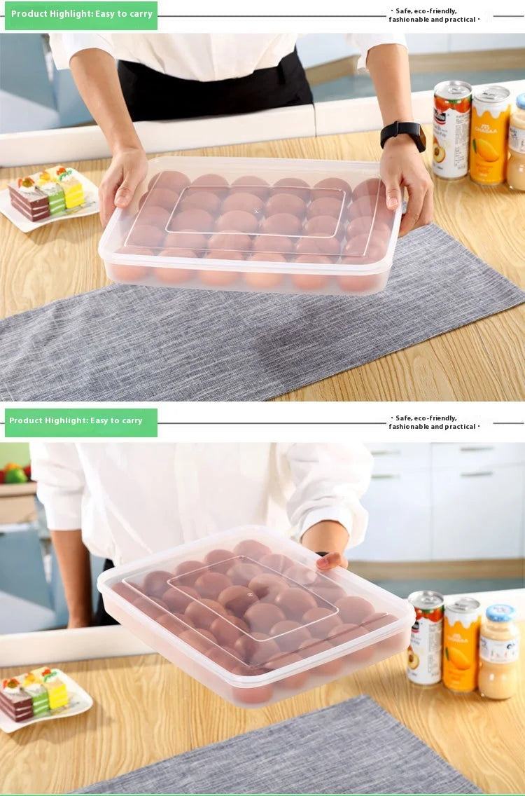 1pcs Simple Egg Box 30-Grid Refrigerator Storage Box