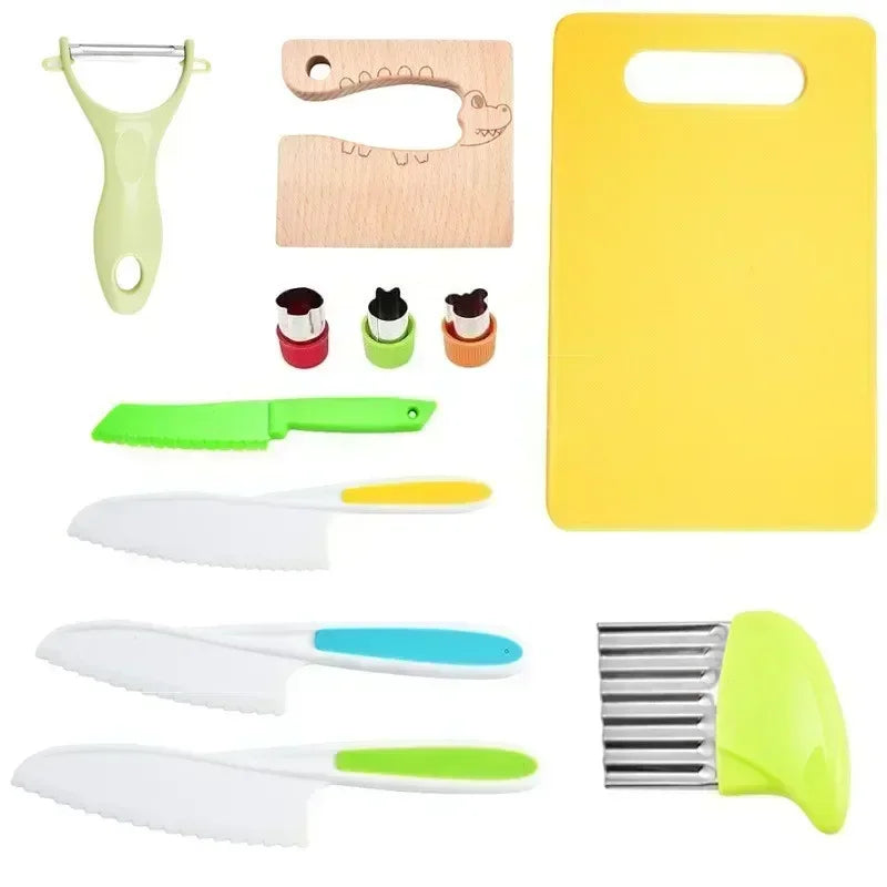 11/13/17pcs Kids Cooking Sets Real Cooking Montessori Toddlers