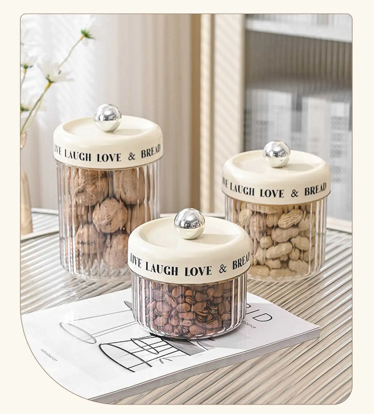 Airtight Food Storage Containers - Bpa-Free Canisters Grains/Dry