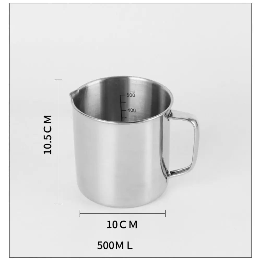 Stainless Steel Laboratory Beaker Scale Graduation Large Capacity