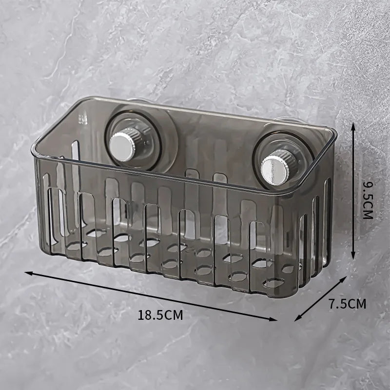 Suction Cup Sink Caddy Sponge Holder Wall Mount