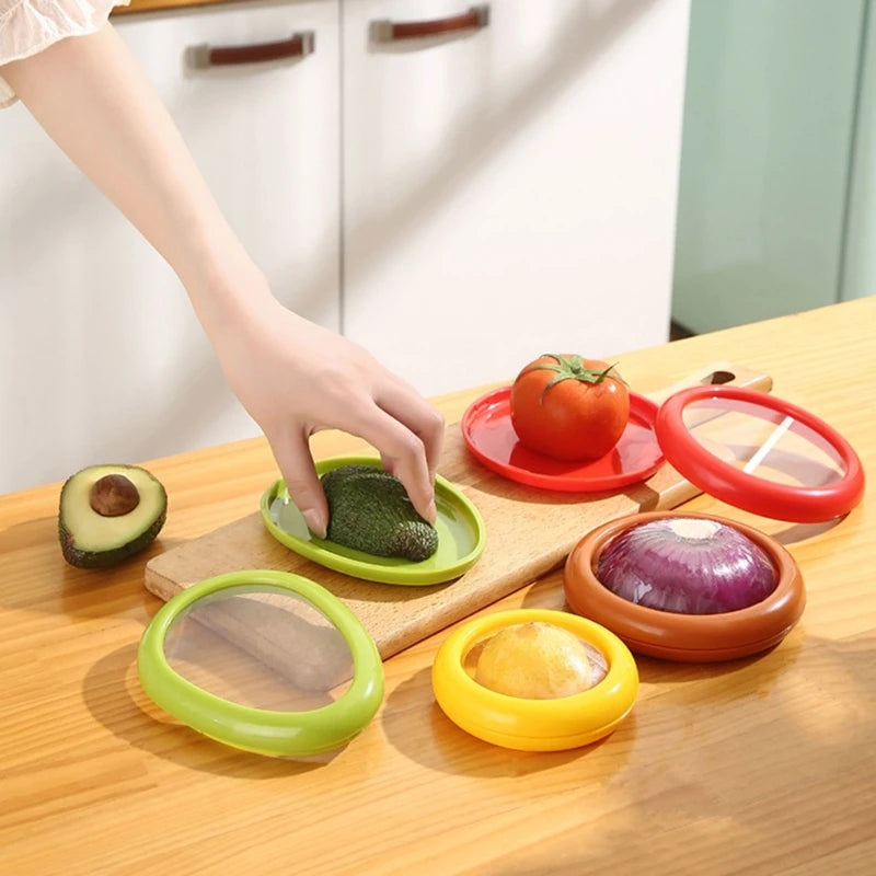 1/4pcs Storage Box Fruit Vegetable Container Fresh Box