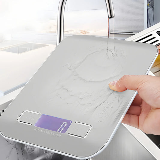 Digital Scale 10/5kg-1g Led Display Stainless Steel Panel