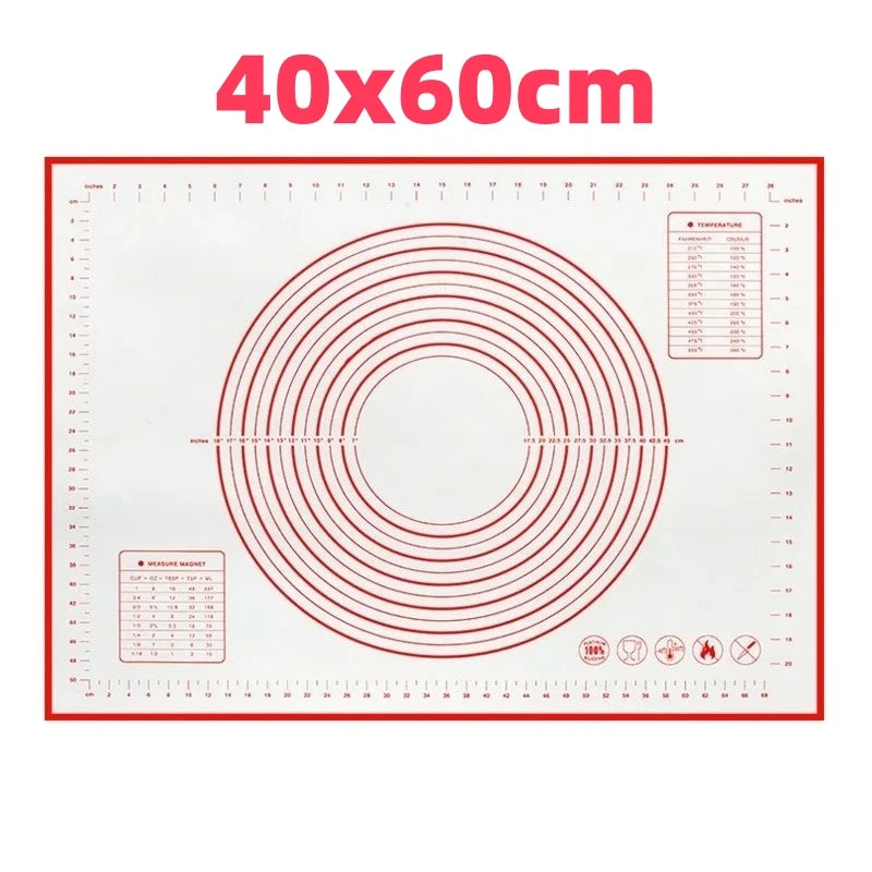 Silicone Baking Mat Kneading Pad Dough Mat Pizza