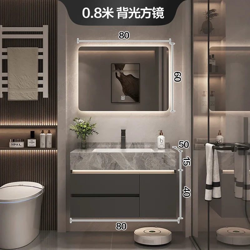 Paper Drawers Bathroom Cabinet Organizer Storage Mirror Toilet