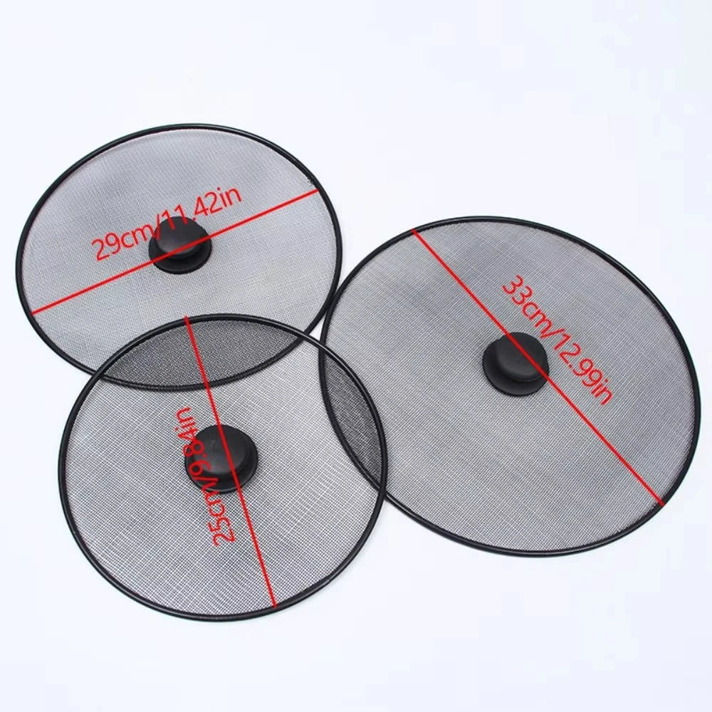 25/29/33cm Splash Proof Pan Lid Splatter Guard Fine