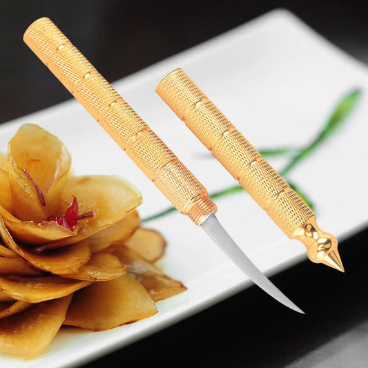 Food Carving Knife Scimitar Steel Craft Sharp Chef