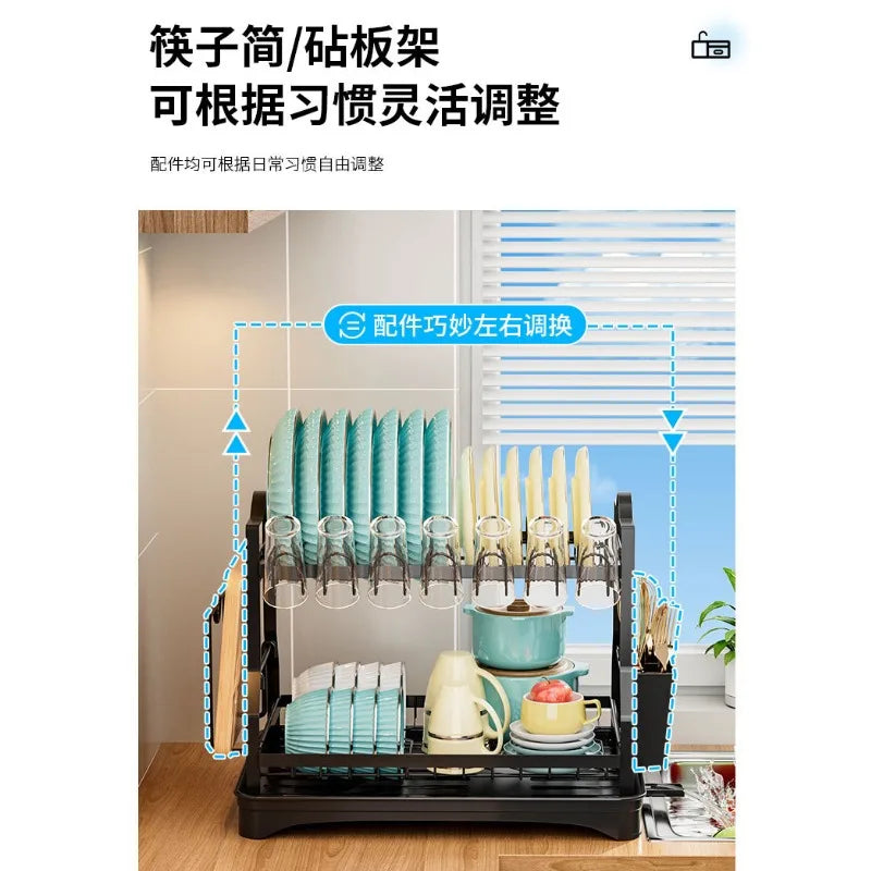 Factory Price Custom Tier Large Dish Drying Rack