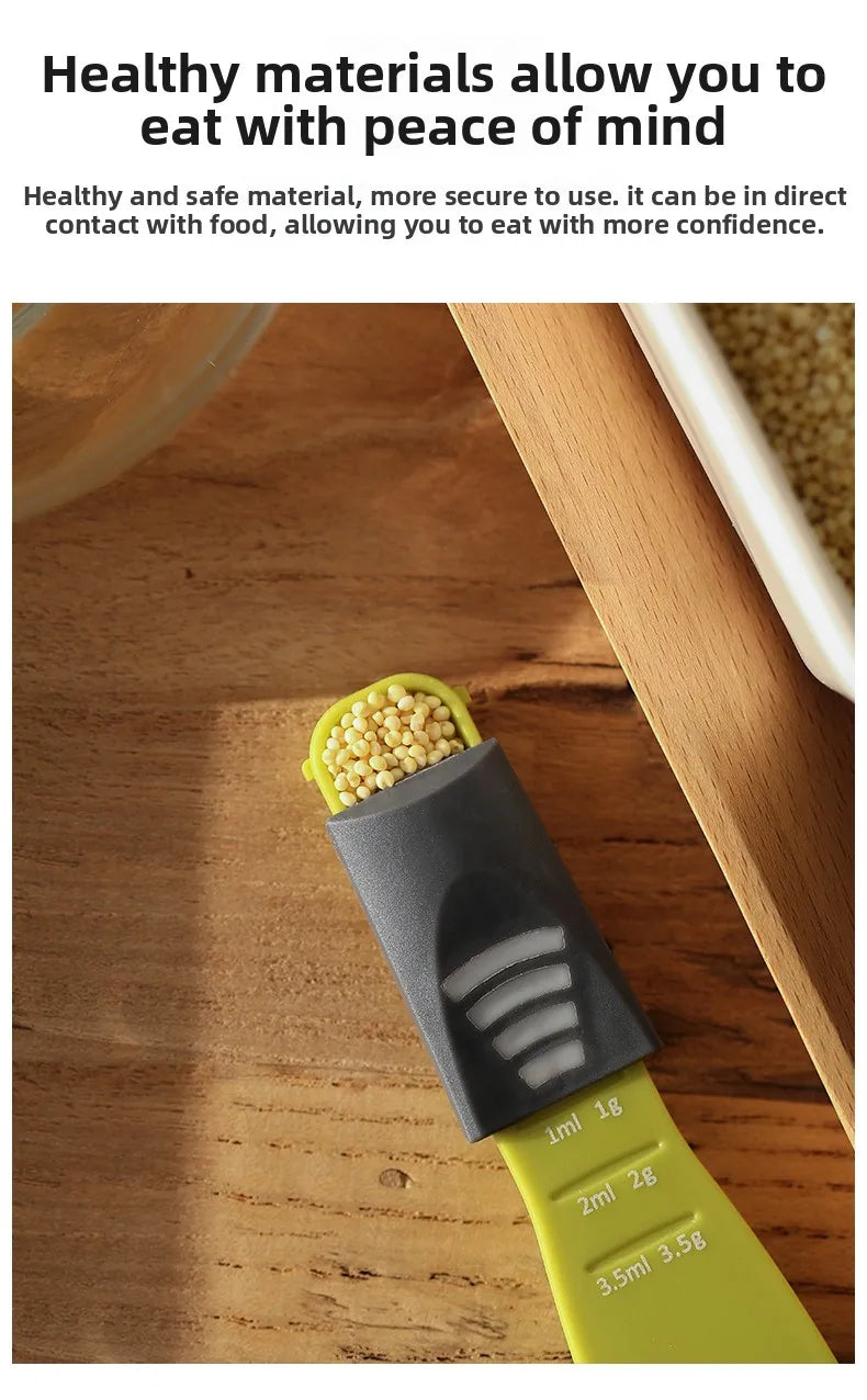 Adjustable Measuring Spoon Scale Gram-Controlled Salt Milk Powder
