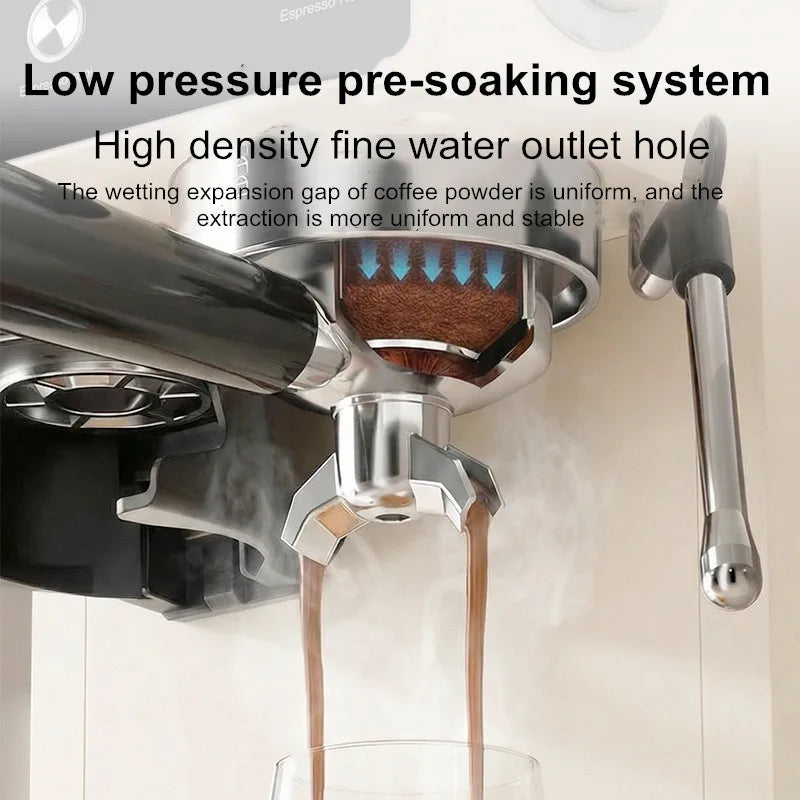 20bar Semi-Auto Espresso Machine Smart Touch Control Built-In
