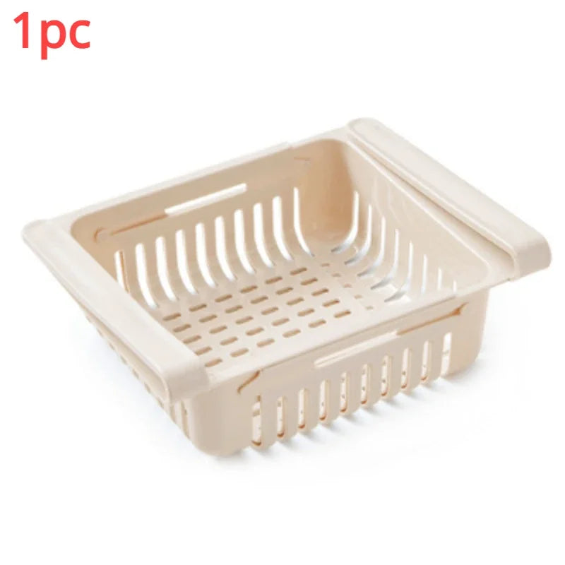 Fridge Organizer Storage Drawer Plastic Storage Box Container