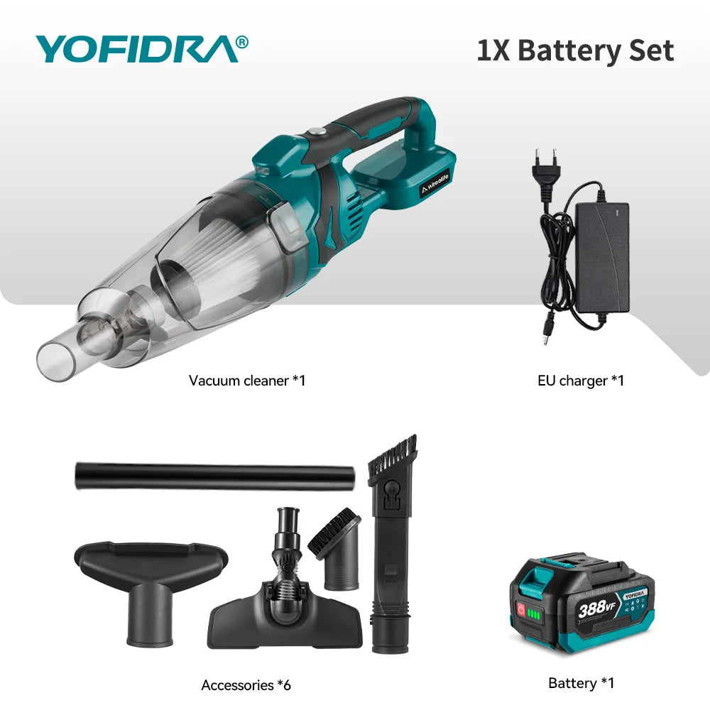 Yofidra In Cordless Handheld Electric Vacuum Cleaner Rechargeable