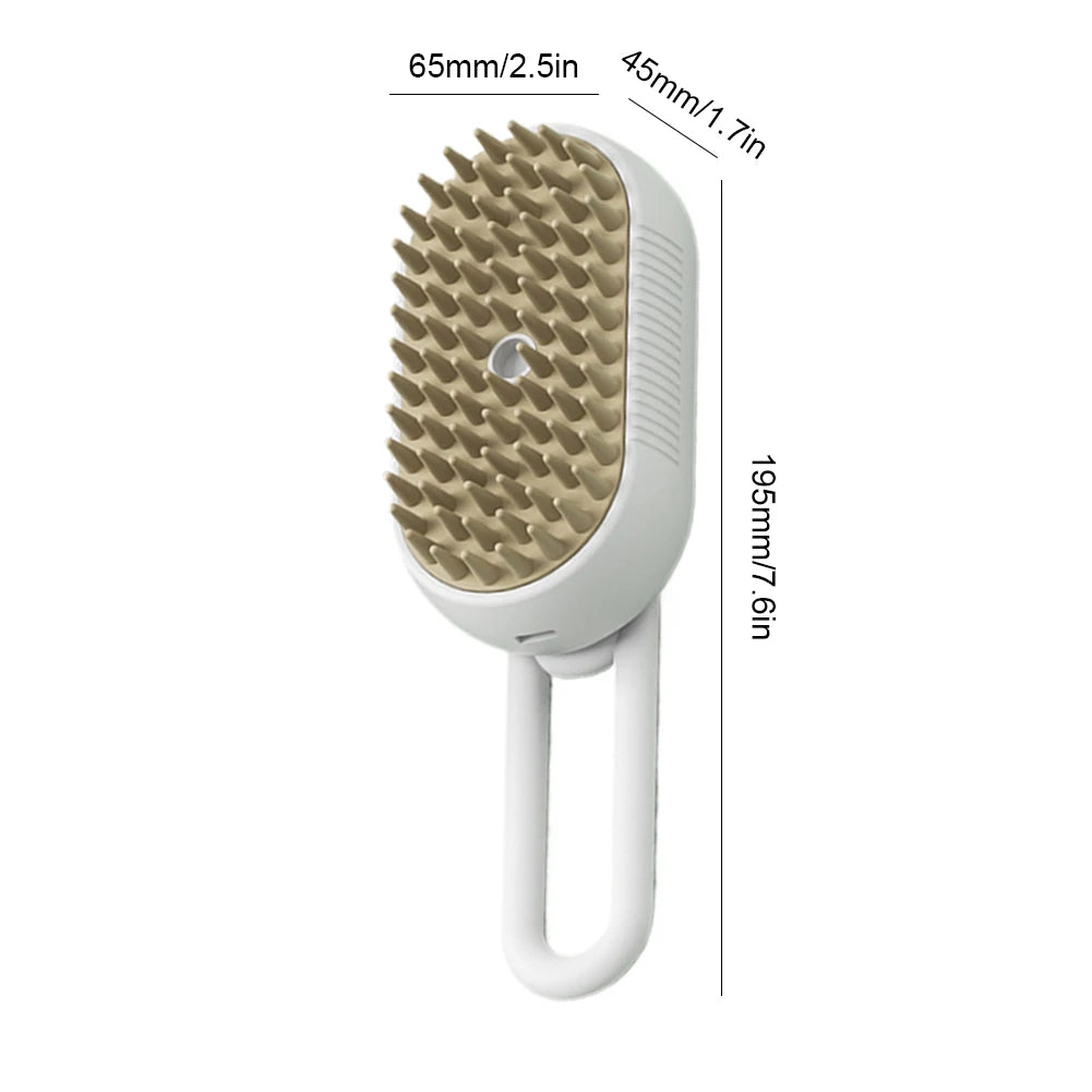 Usb Rechargeable Cat Dog Grooming Comb Electric Water