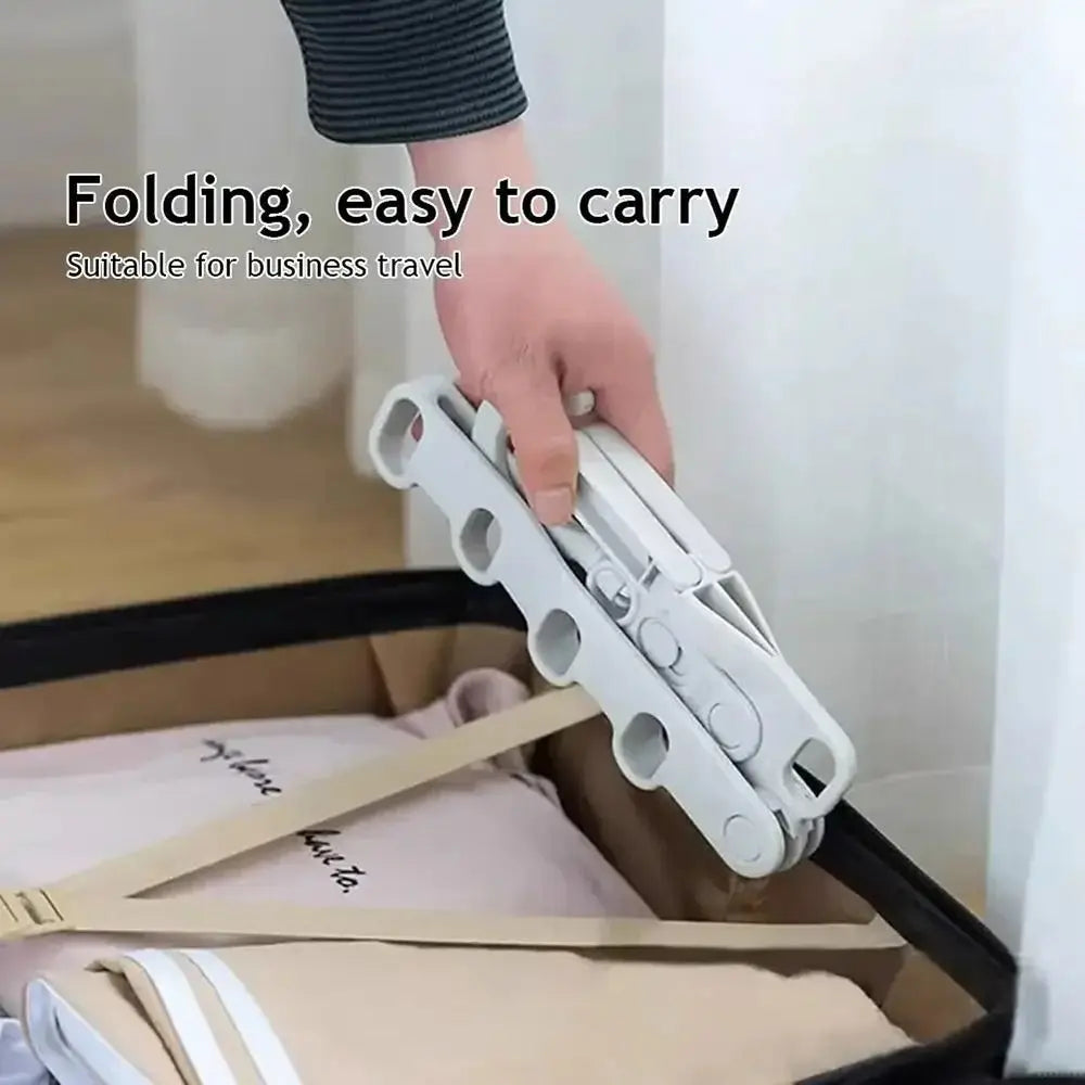 Foldable Clothes Drying Rack Five-Hole Angle Adjustable Clothes