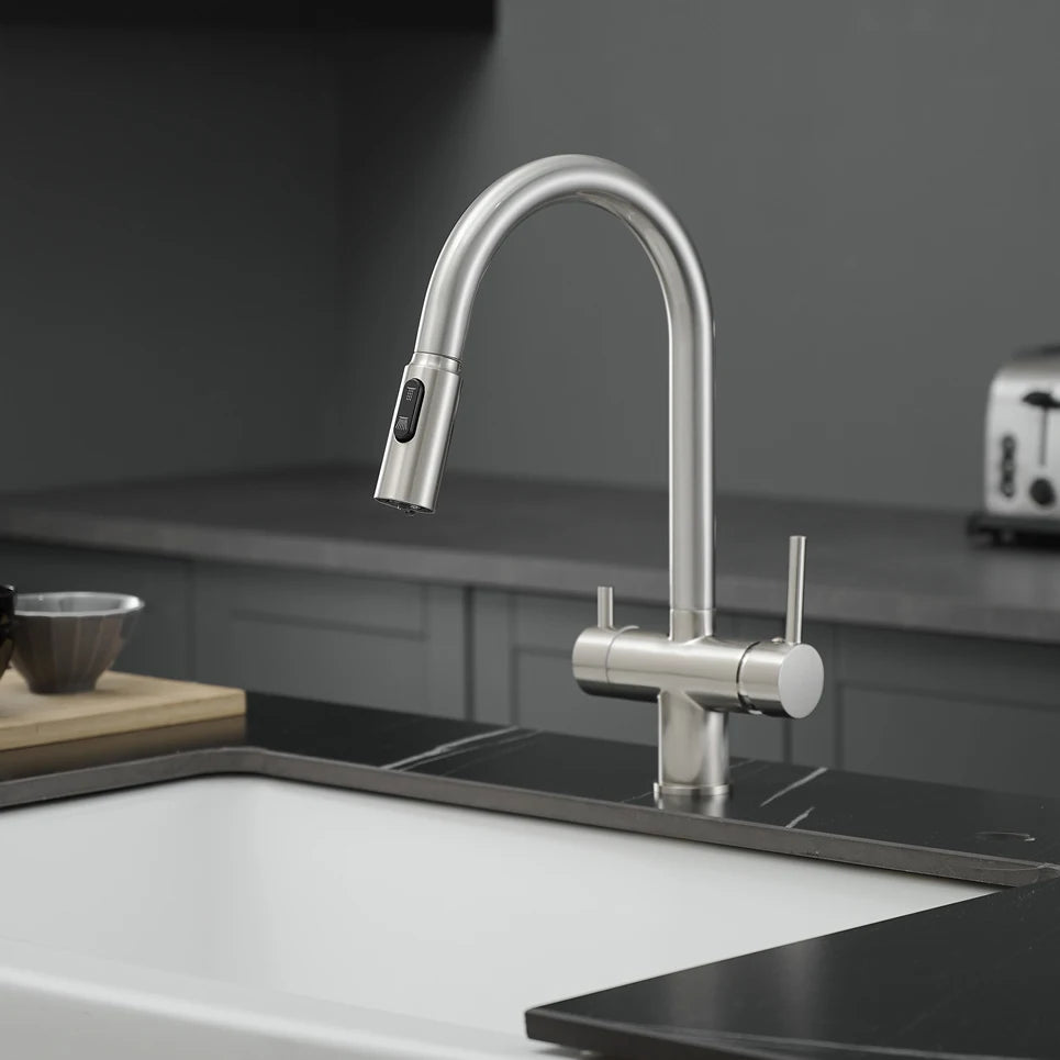 Pull Out Filter Sink Faucets Pull Down Cold