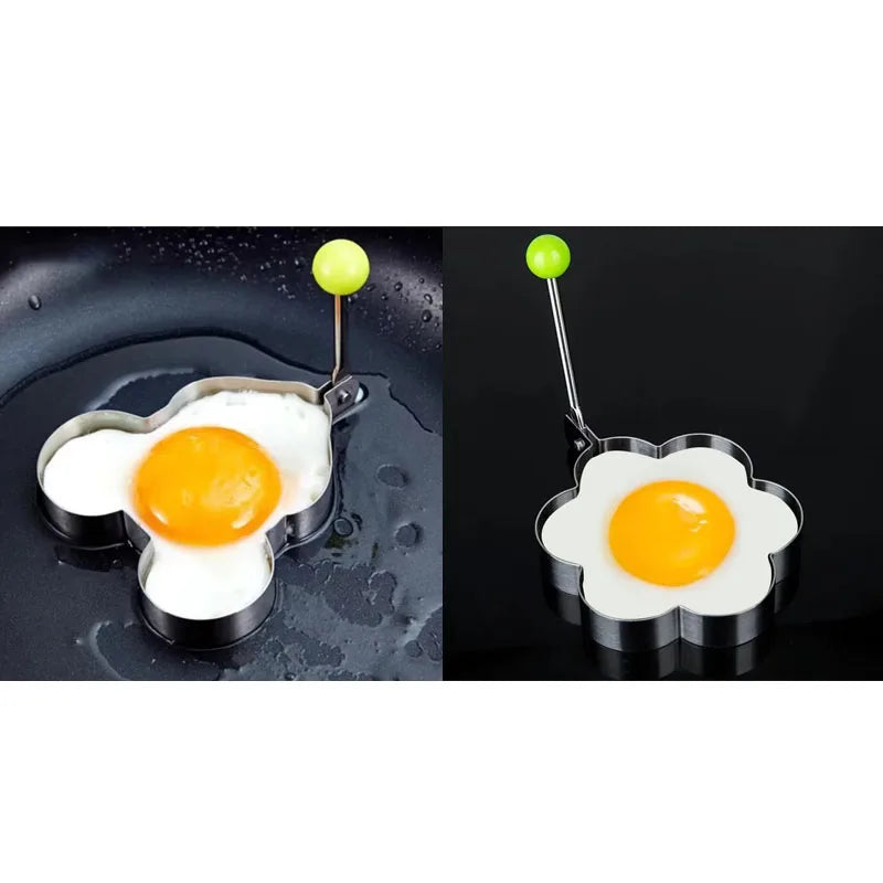1-5pcs Stainless Steel Fried Egg Shaper Pancake Ring