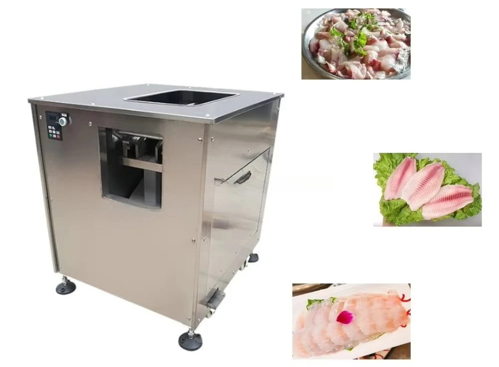 Salmon Fish Meat Slicing Slicer Squid Octopus Beef