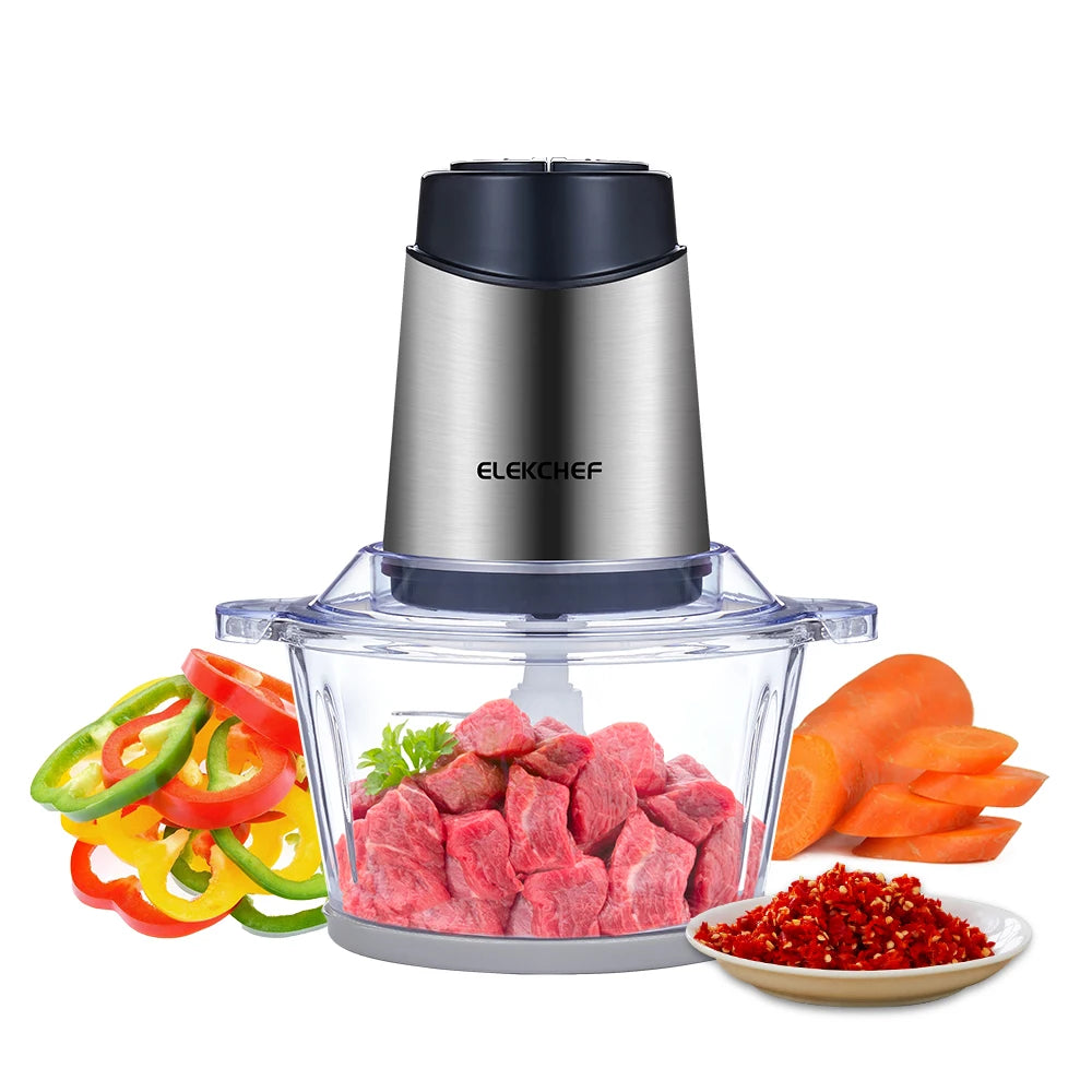 Biolomix 8l Glass Bowl Food Processor Chopper Two
