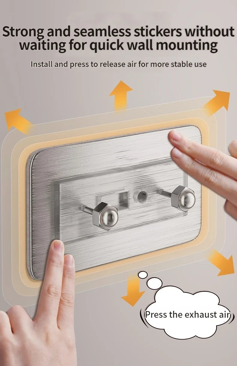 No Need To Drill Walls Installation Aluminum Bathroom