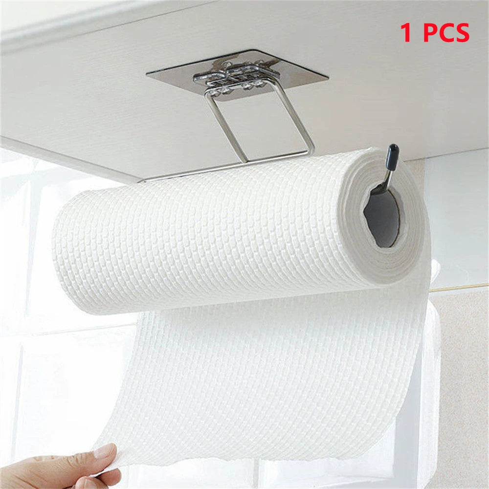 Hanging Paper Roll Towel Holder Bathroom Toilet Storage