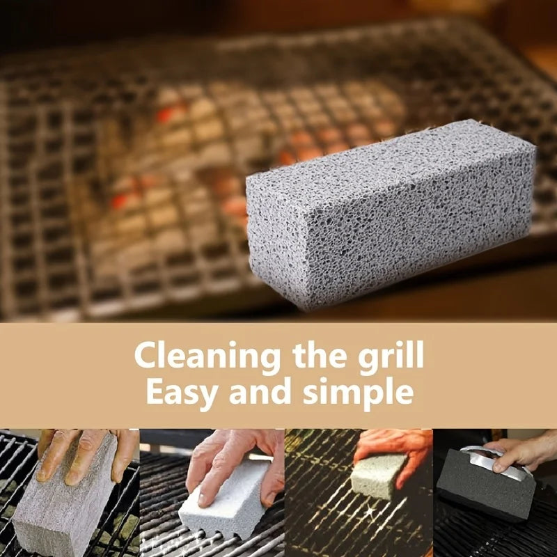 1pc Bbq Grill Cleaning Brush Brick Block Barbecue