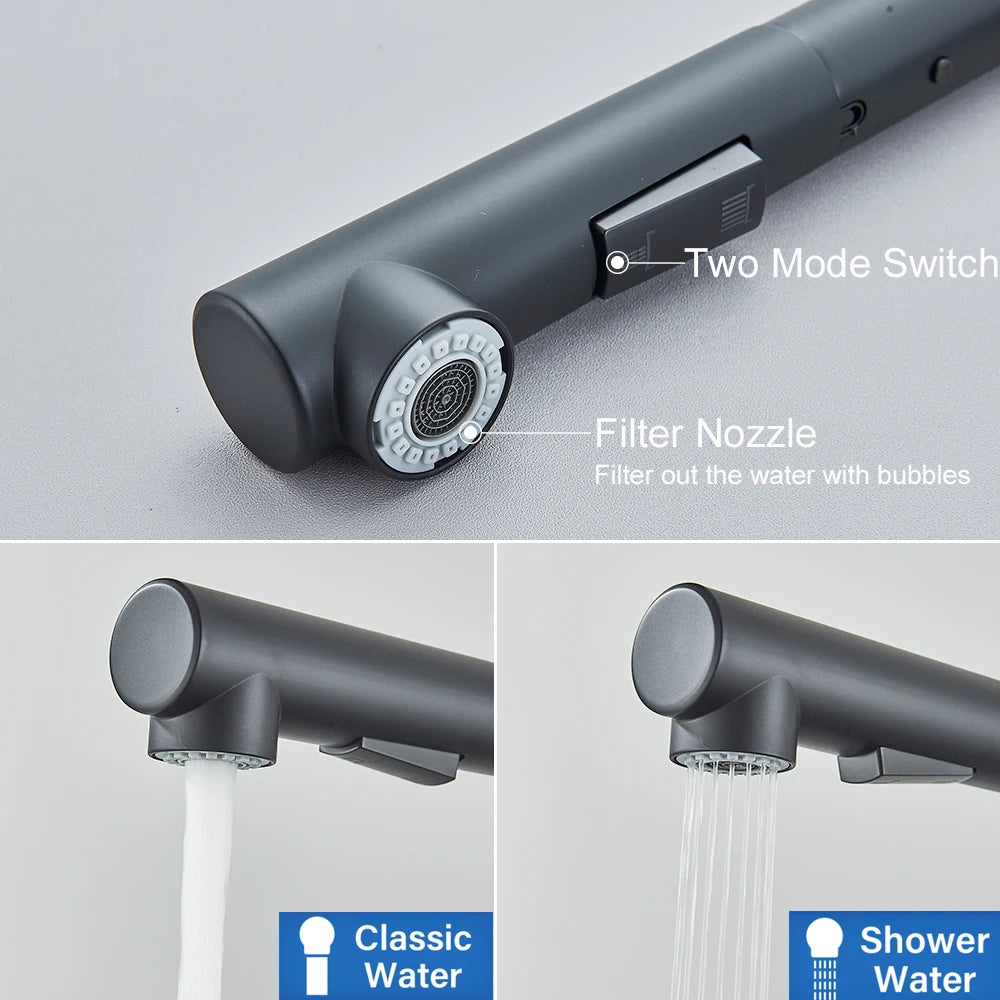 Pull Out Sink Faucet High Pressure Two Model