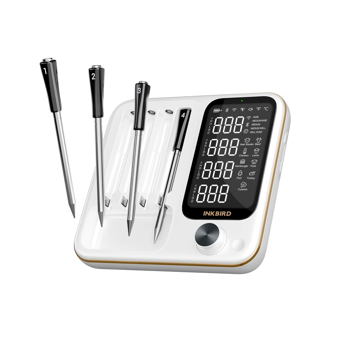 Inkbird Int-14-Bw Wifi Bluetooth Meat Thermometer Probes Wireless