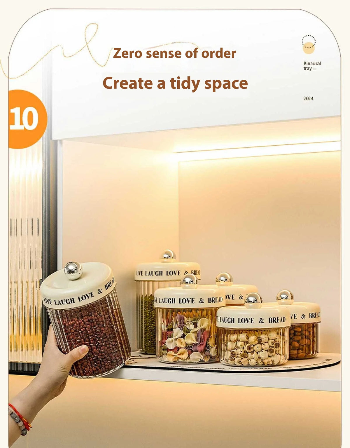 Airtight Food Storage Containers - Bpa-Free Canisters Grains/Dry