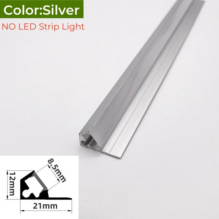 Ultra-Thin Led Cabinet Shelf Edge Aluminum Profile 45