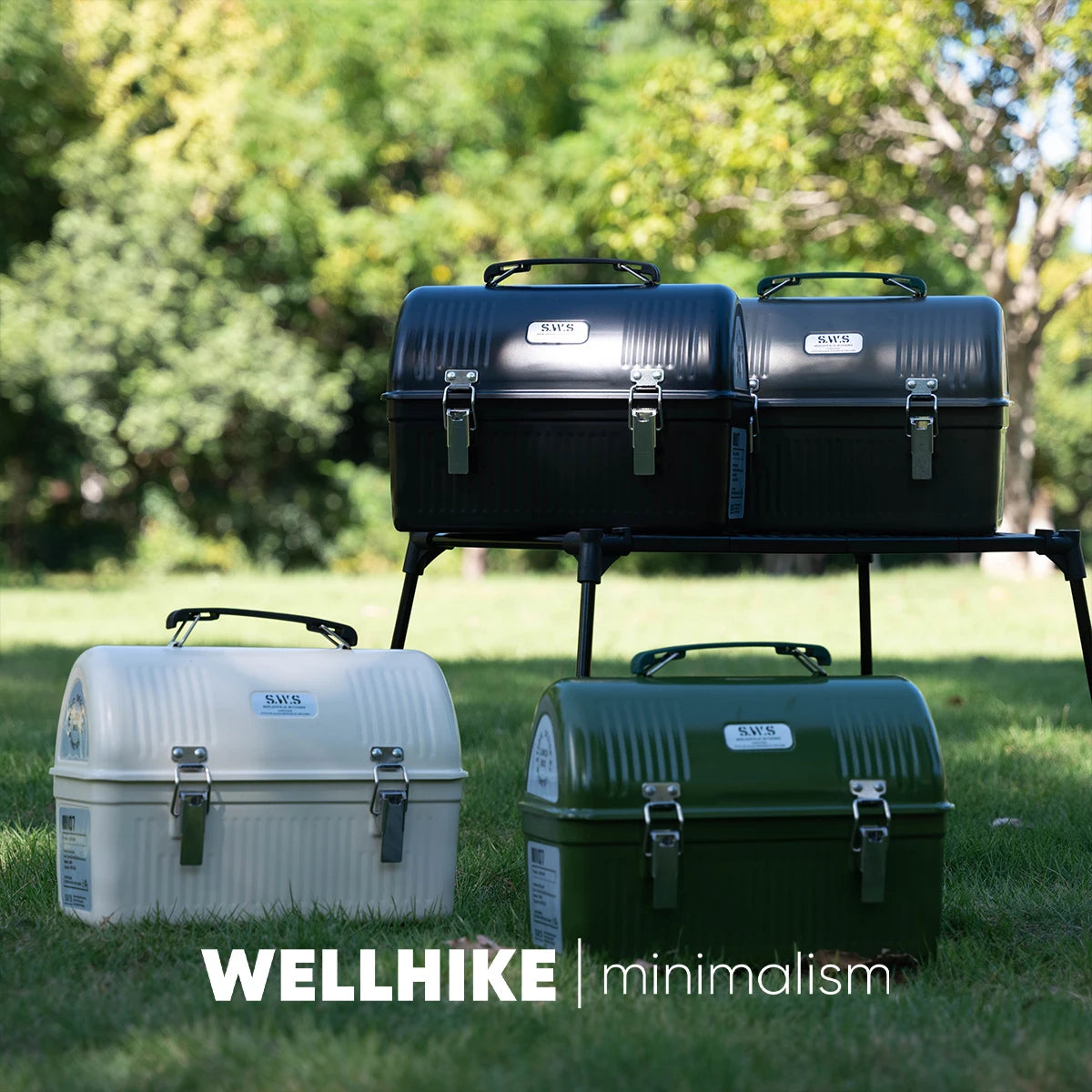 Wellhike- Outdoor Sws Wild Trace Metal Lunch Box