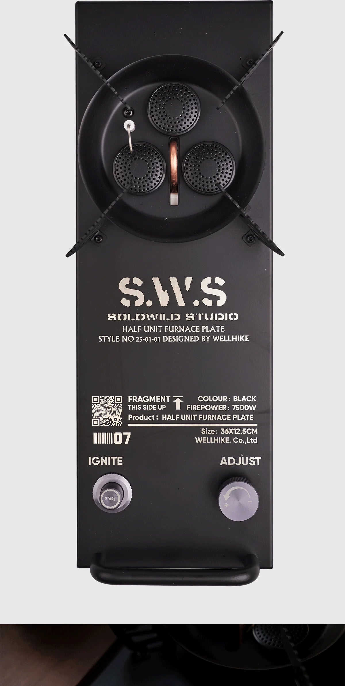 Wellhike Outdoor Sws Half-Unit Igt 3-Burner Stove 7500w