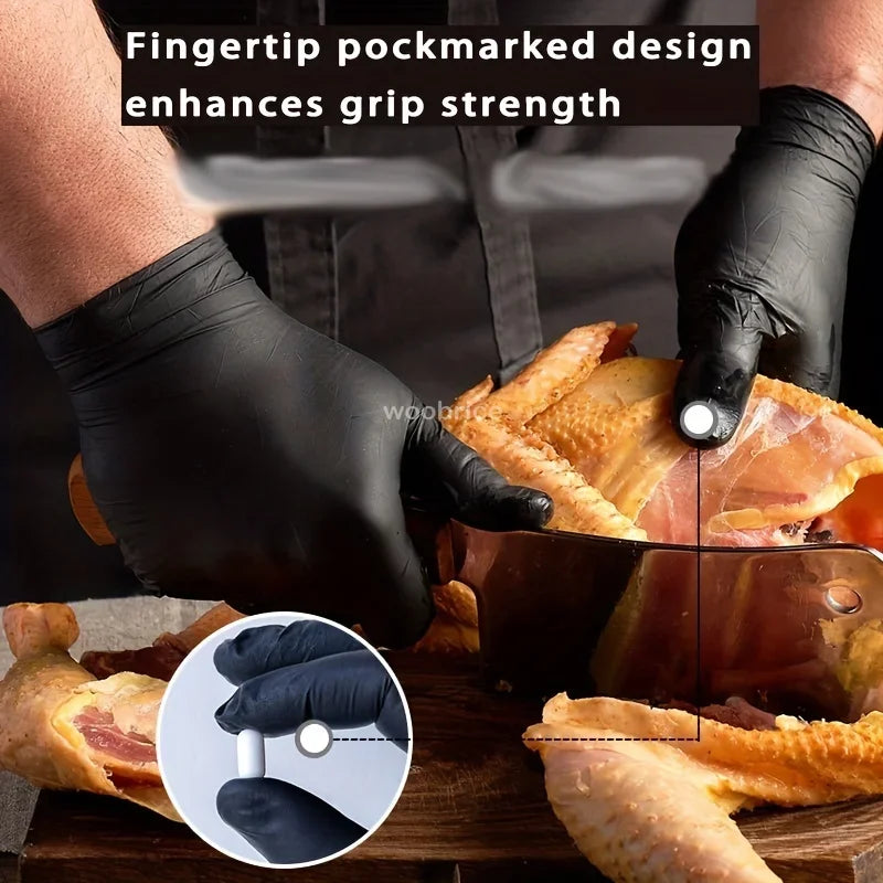 Gloves Disposible Latex Black Nitrile Pvc Gloves Housework