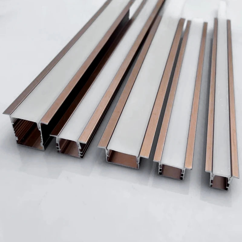 Rose Gold U/Yw Style Led Aluminum Profile 5050