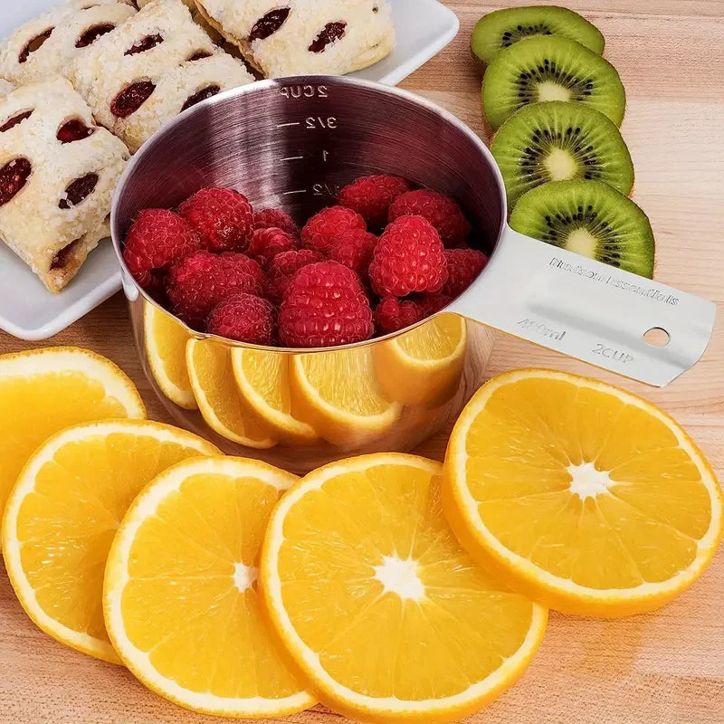 7pcs/Set Metal Measuring Cup Sets Stackable Measuring Cups