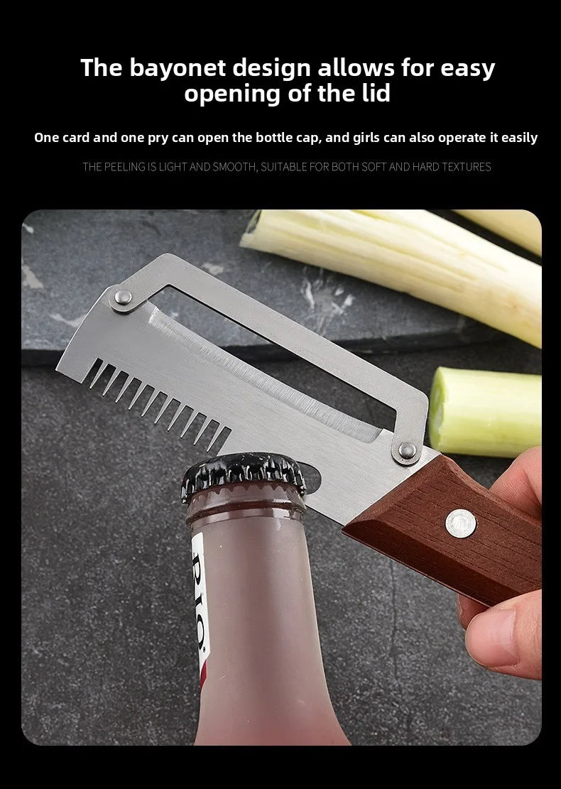 Peeler & Scallion Shredder Stainless Steel Peeler Scallion